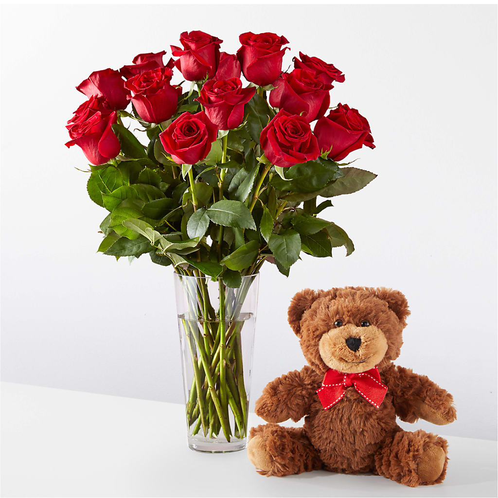 Romantic Long Stem Red Rose Bouquet Bundles – Portage Florals, Portage PA
