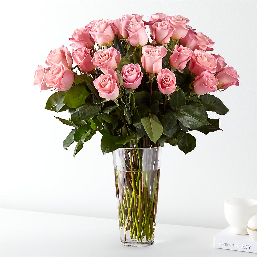 Long Stem Pink Rose Bouquet – Portage Florals, Portage PA
