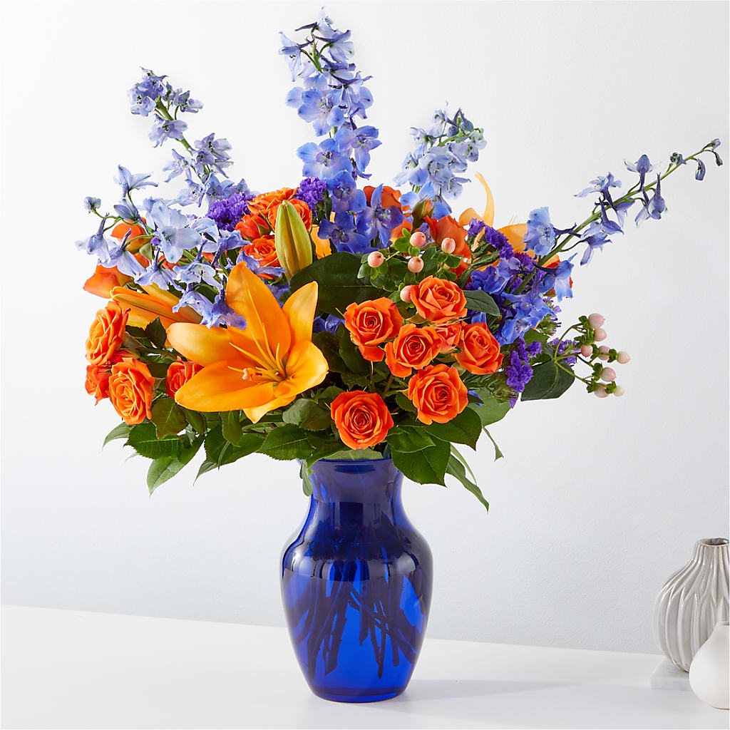 Radiant Citrus Bouquet – Portage Florals, Portage PA