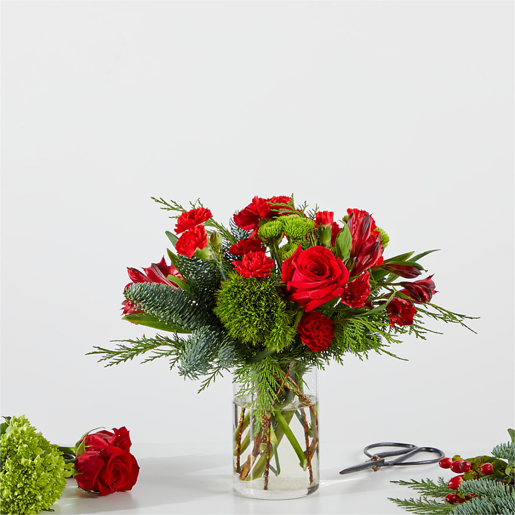 Merry Moment Bouquet – A Florist Original – Portage Florals, Portage PA