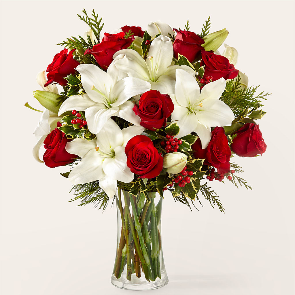 Sparkling Snowflakes Bouquet – Portage Florals, Portage PA