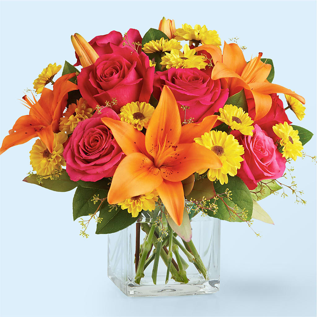 Neon Lights Bouquet – Portage Florals, Portage PA