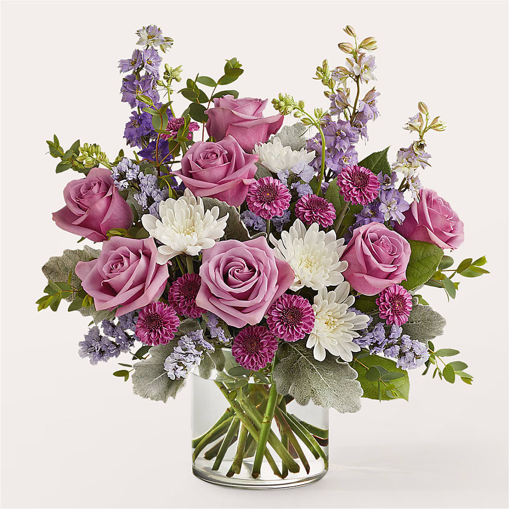 Violet Frost Bouquet – Portage Florals, Portage PA
