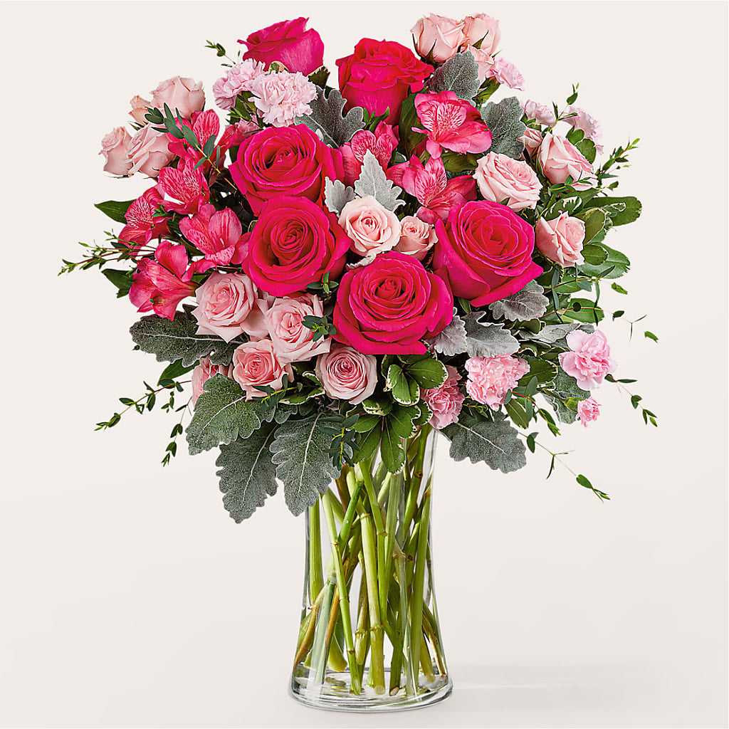 Tickled Pink Bouquet – Portage Florals, Portage PA