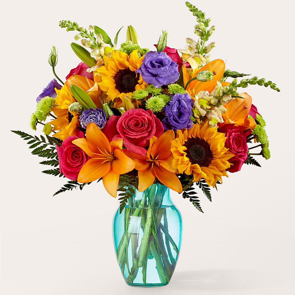 Double Rainbow Bouquet – Portage Florals, Portage PA