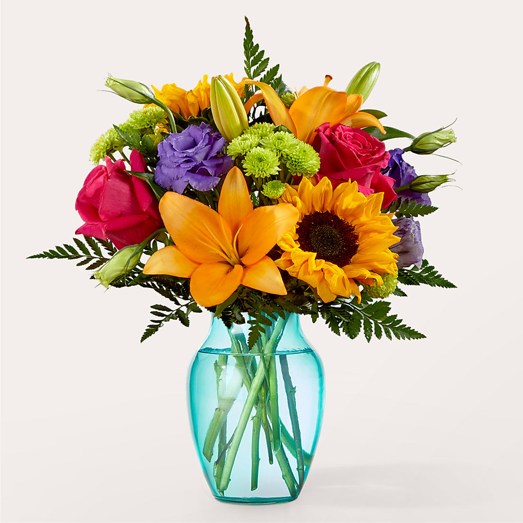 Double Rainbow Bouquet – Portage Florals, Portage PA