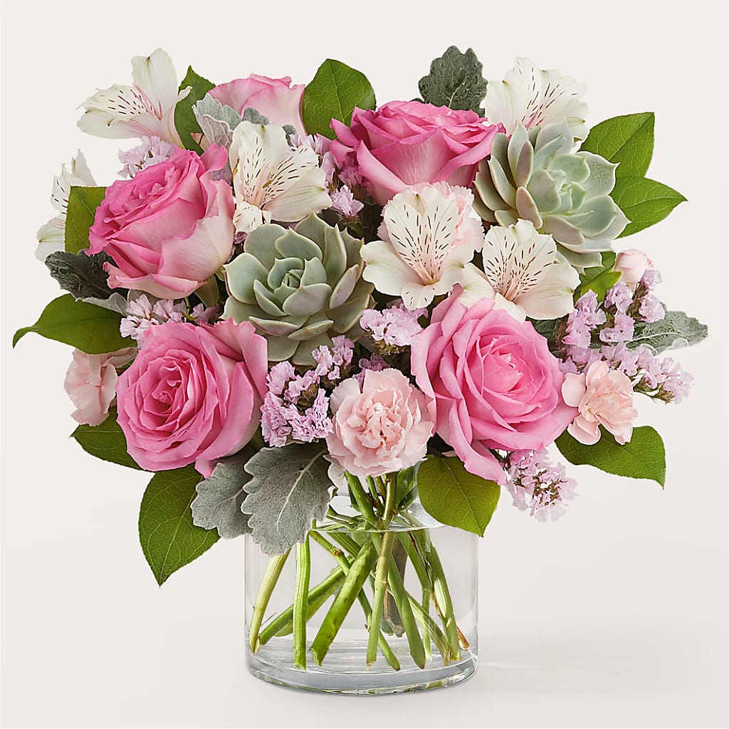 Dusty Rose Bouquet – Portage Florals, Portage PA