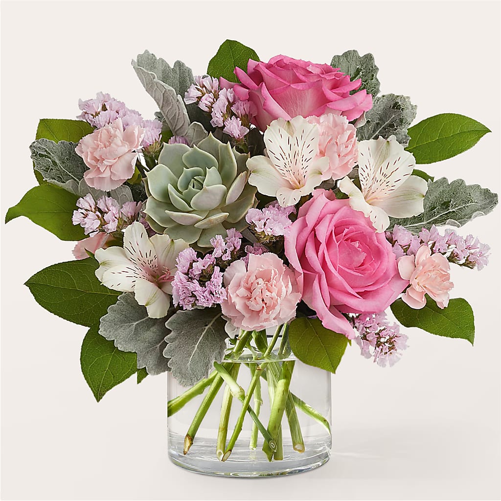 Dusty Rose Bouquet – Portage Florals, Portage PA
