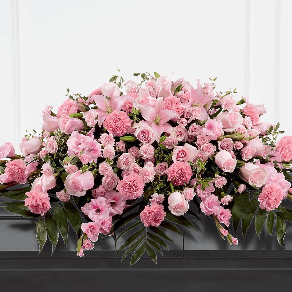 Garden of Comfort Casket Spray (Standard) – Portage Florals, Portage PA