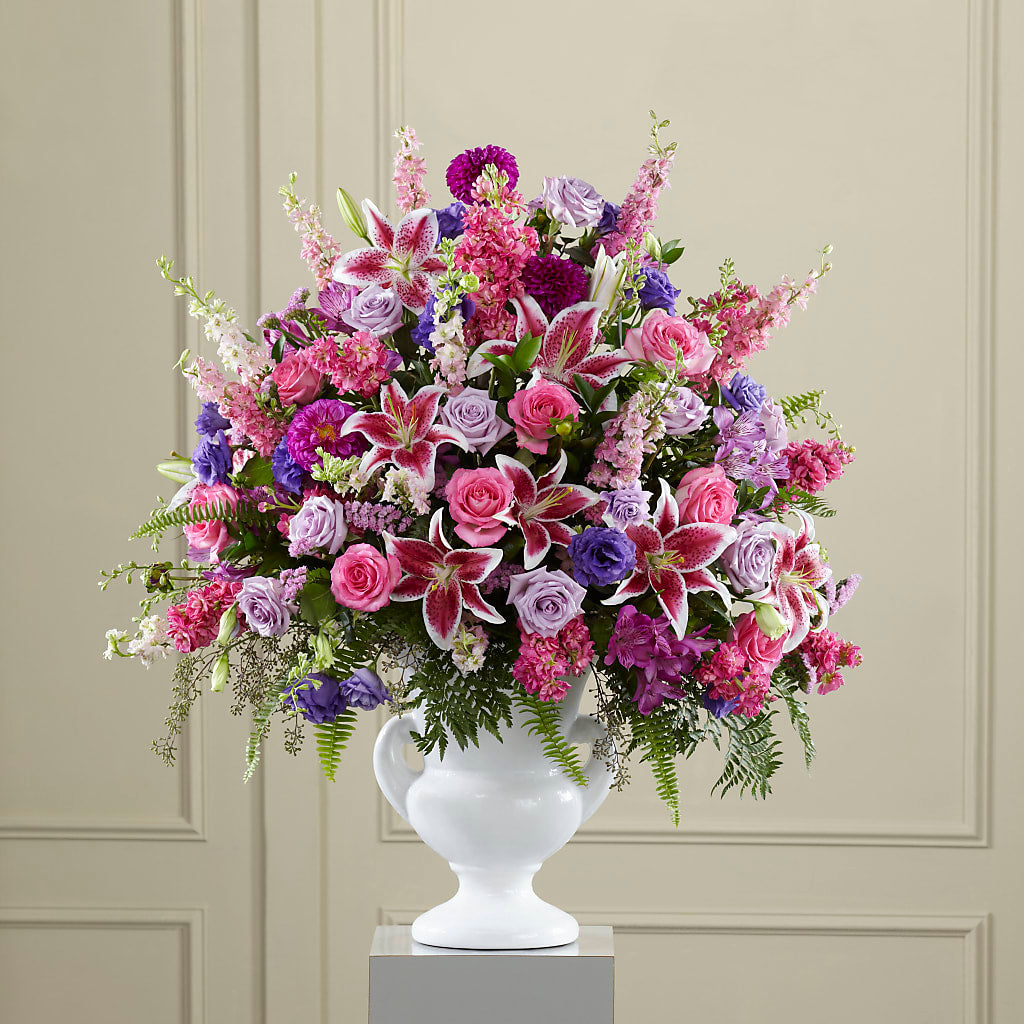 Peaceful Tribute Arrangement – Portage Florals, Portage PA