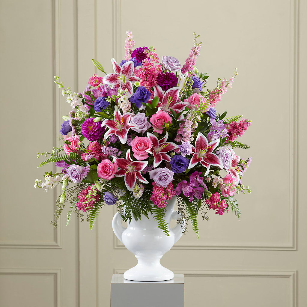 Peaceful Tribute Arrangement – Portage Florals, Portage PA