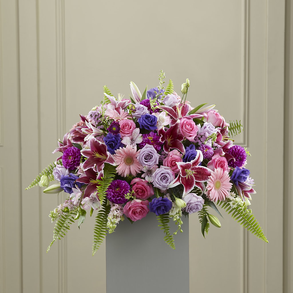 Fare Thee Well Pedestal – Portage Florals, Portage PA