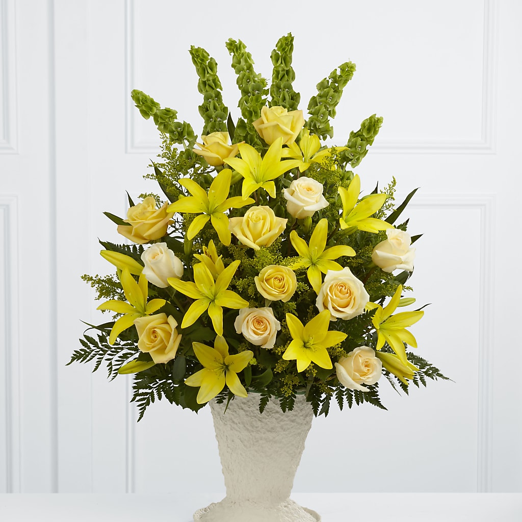 Golden Memories Arrangement – Portage Florals, Portage PA