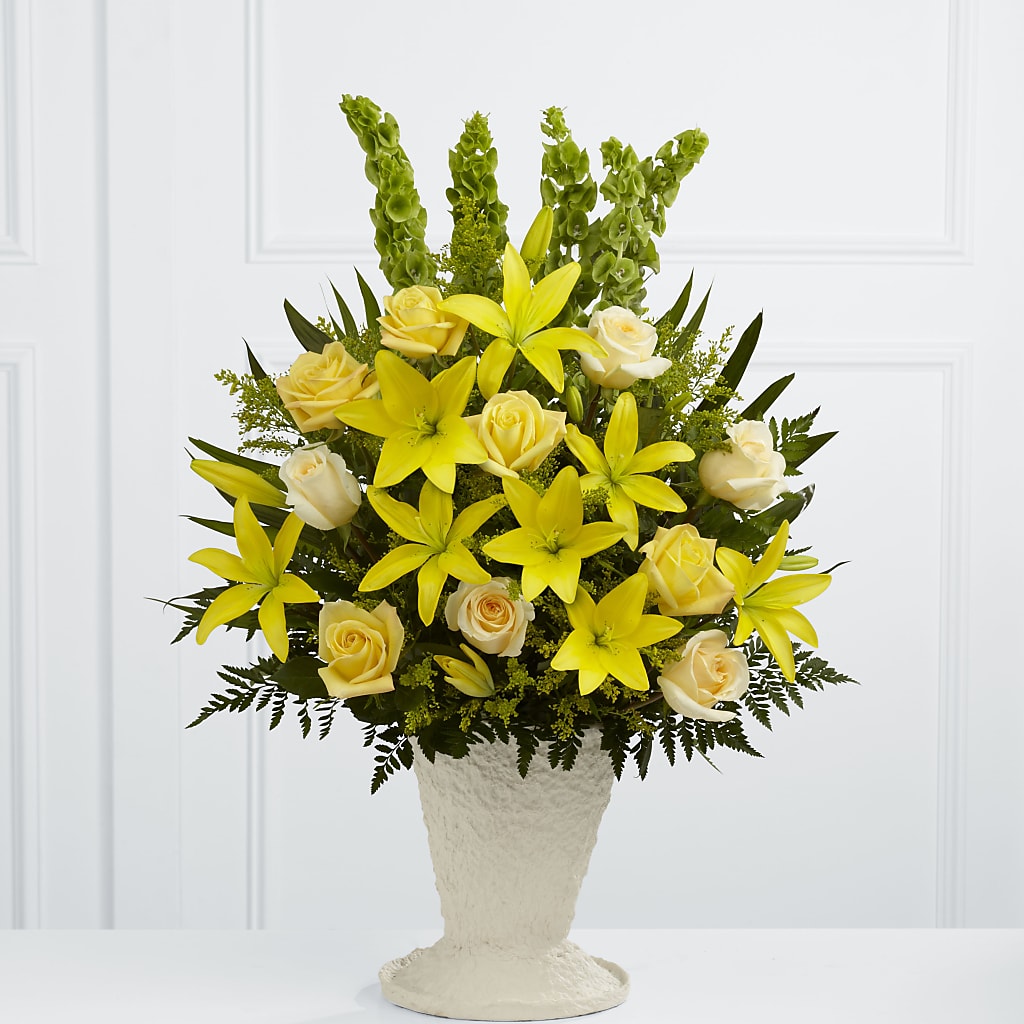 Golden Memories Arrangement – Portage Florals, Portage PA