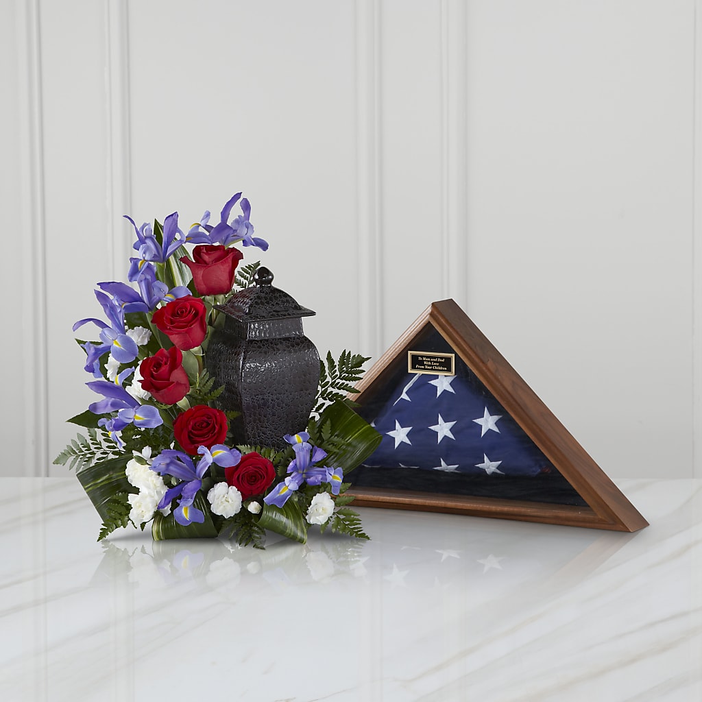 Patriotic Tribute Arrangement – Portage Florals, Portage PA