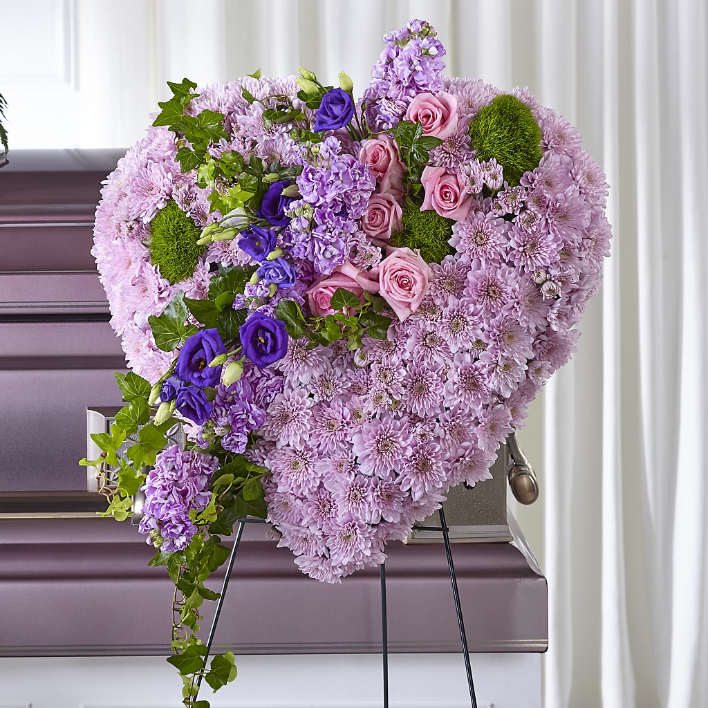 Treasured Love Standing Heart – Portage Florals, Portage PA