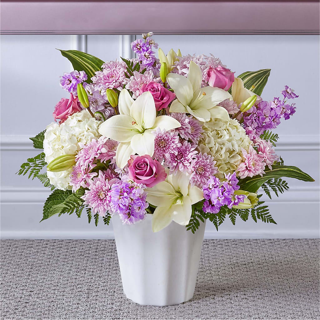 Heaven Sent Floor Basket – Portage Florals, Portage PA