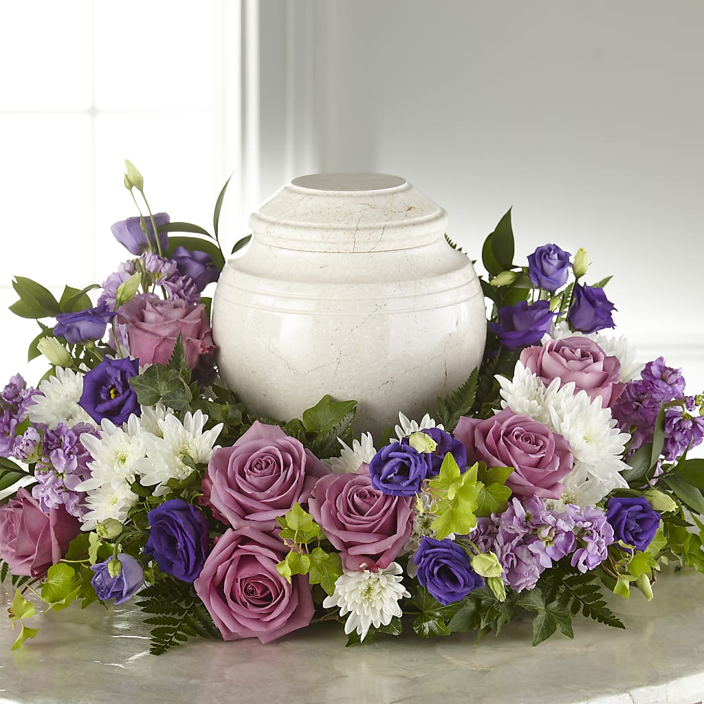 Blooming Sympathy Cremation Adornment – Portage Florals, Portage PA