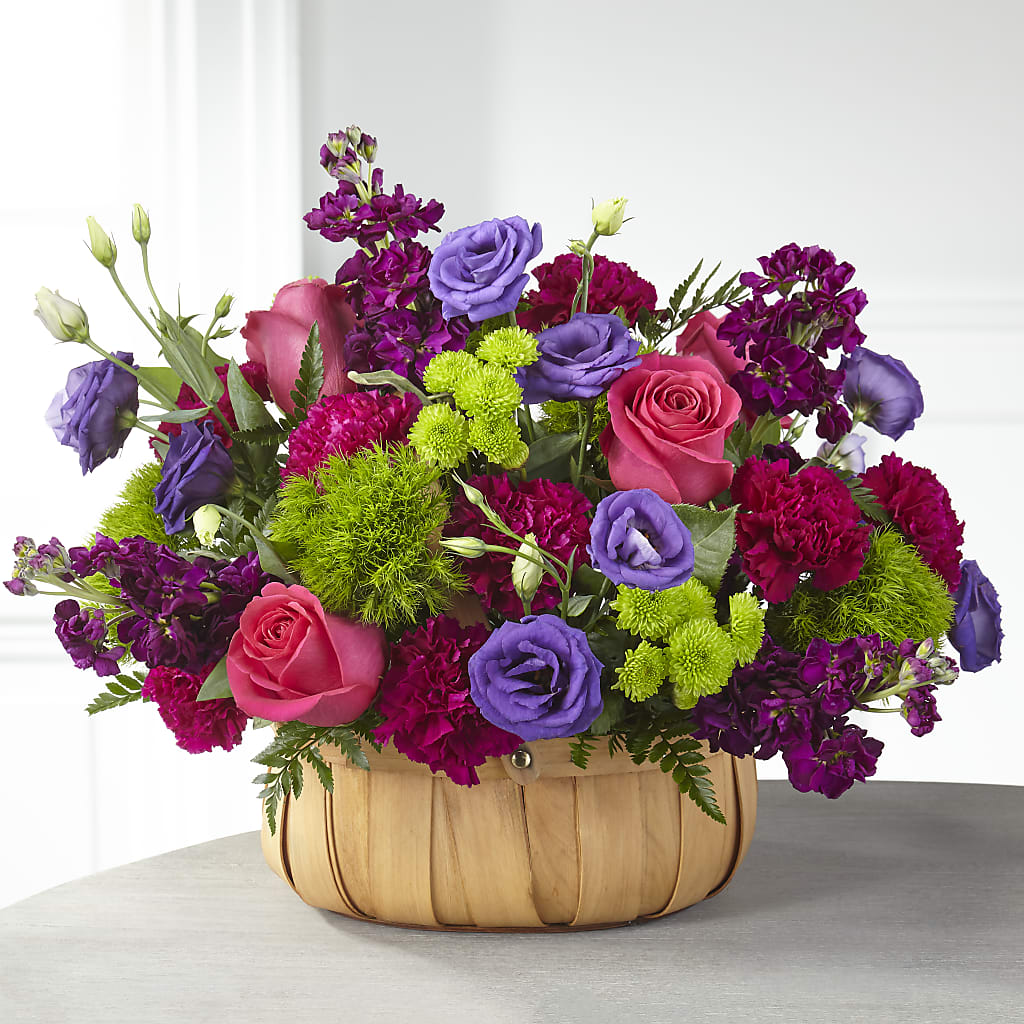 Serene Sanctuary Basket – Portage Florals, Portage PA