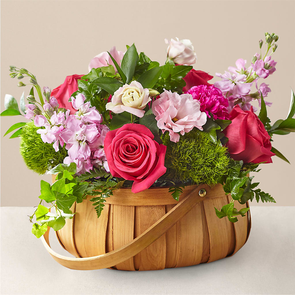 Radiance in Bloom Basket – Portage Florals, Portage PA