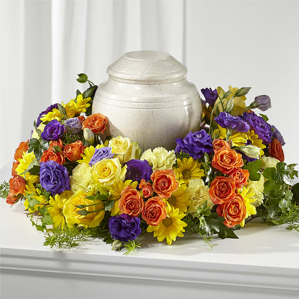 Blossoms of Remembrance Cremation Adornment – Portage Florals, Portage PA