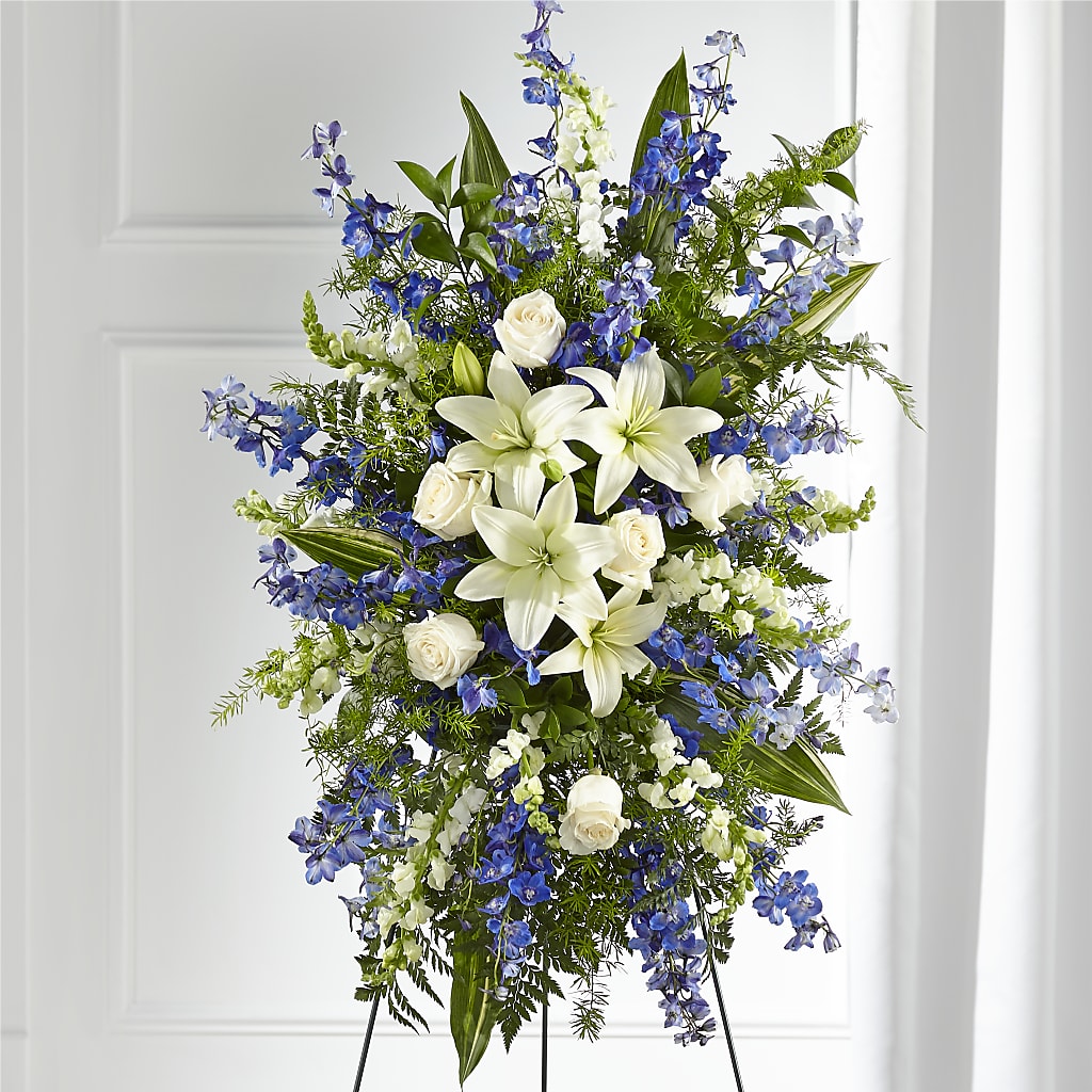 Faithful Friend Standing Spray – Portage Florals, Portage PA