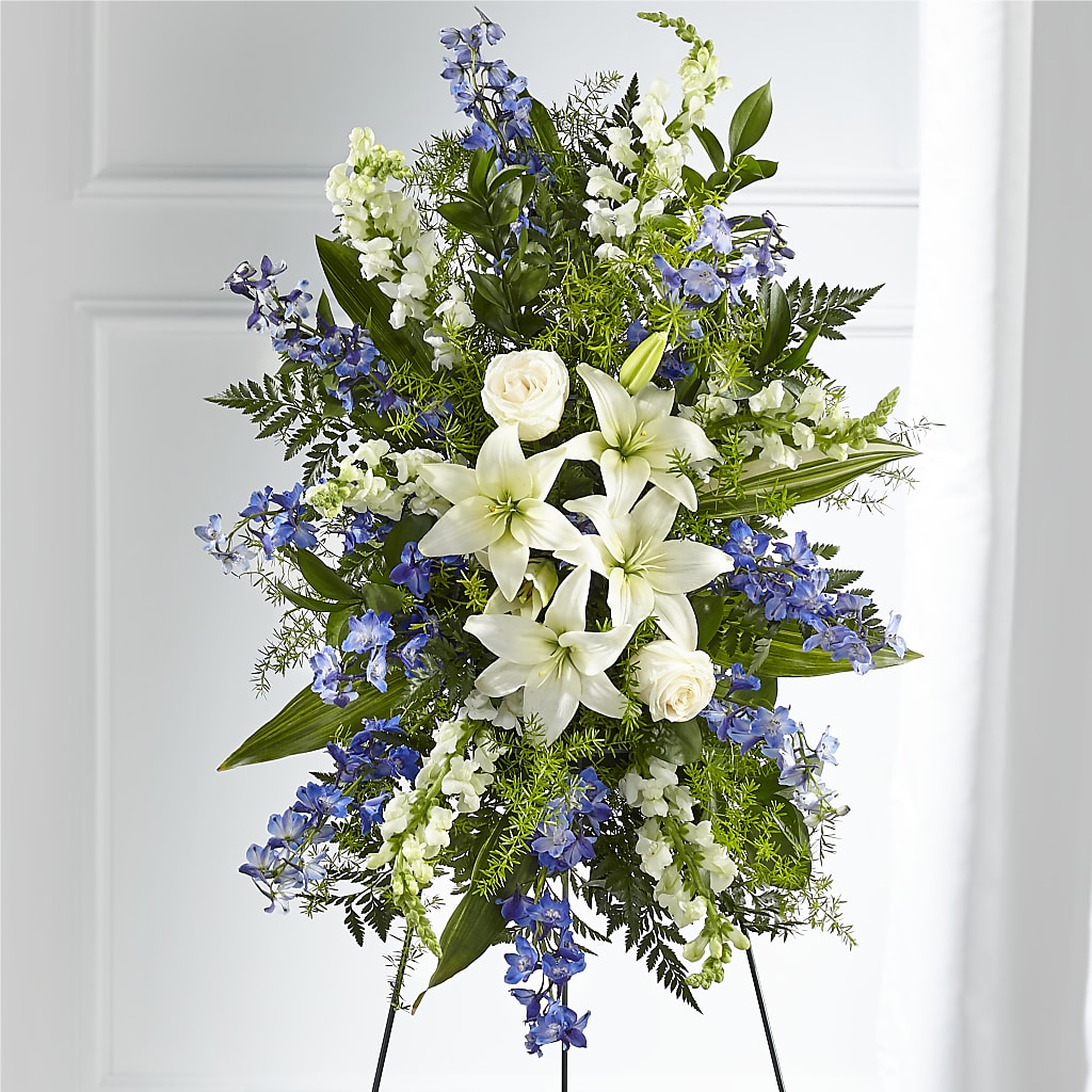 Faithful Friend Standing Spray – Portage Florals, Portage PA