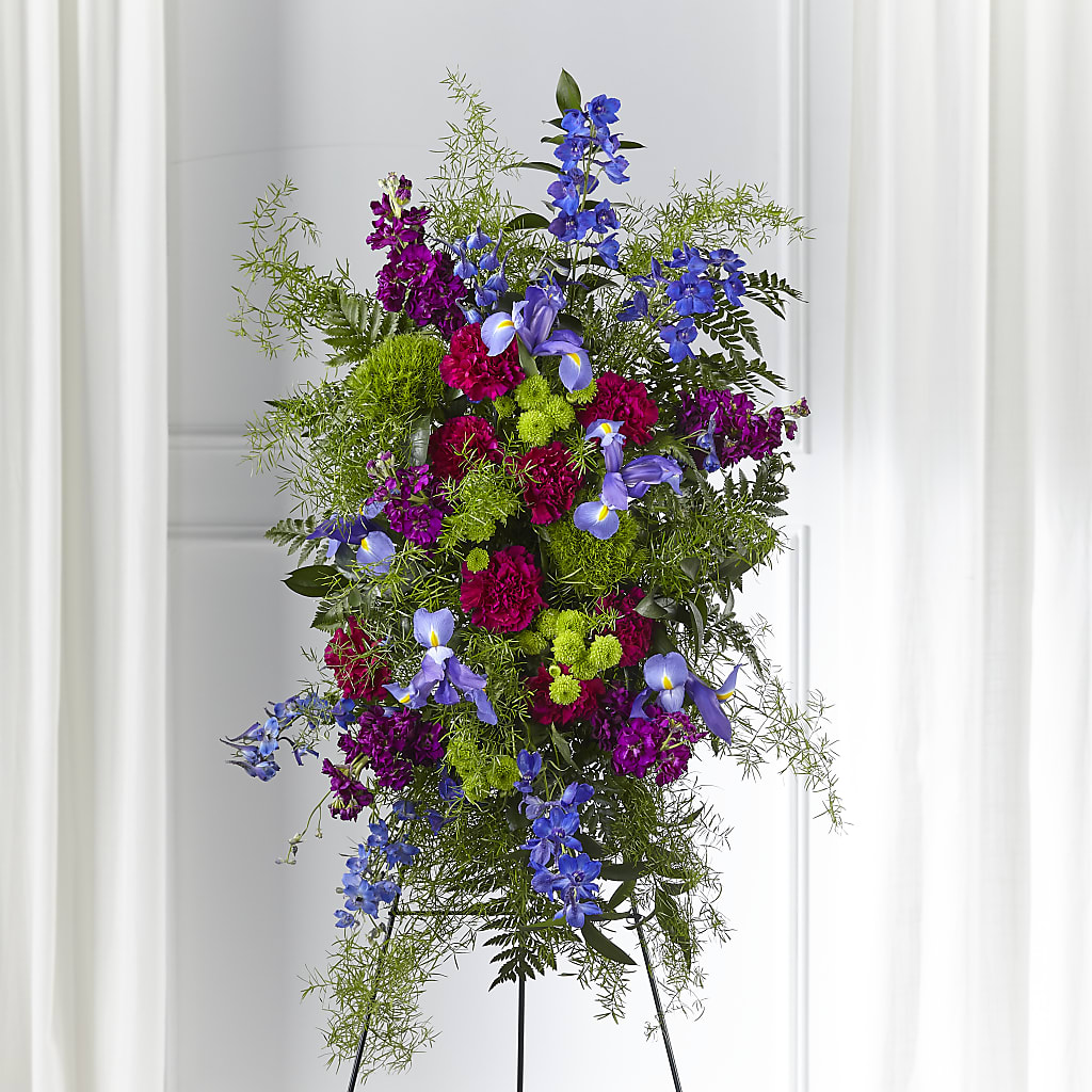 Heavenly Skies Standing Spray – Portage Florals, Portage PA
