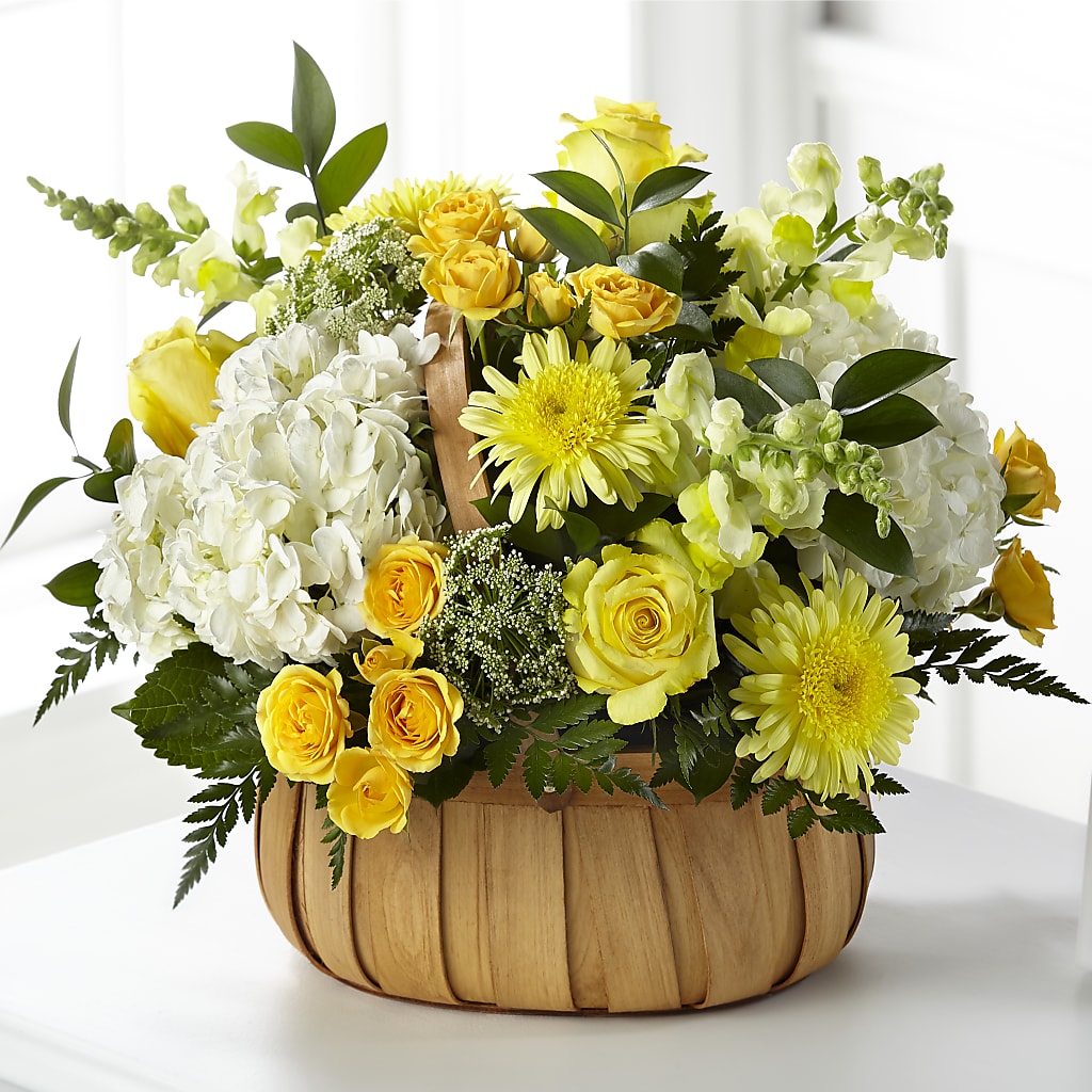 Rustic Remembrance Basket – Portage Florals, Portage PA