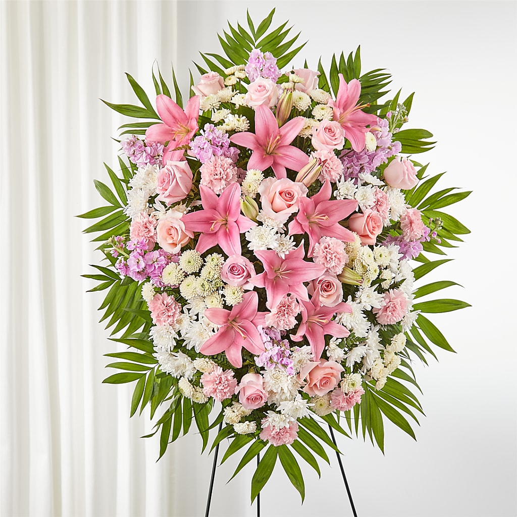 Offering Solace Standing Spray – Portage Florals, Portage PA