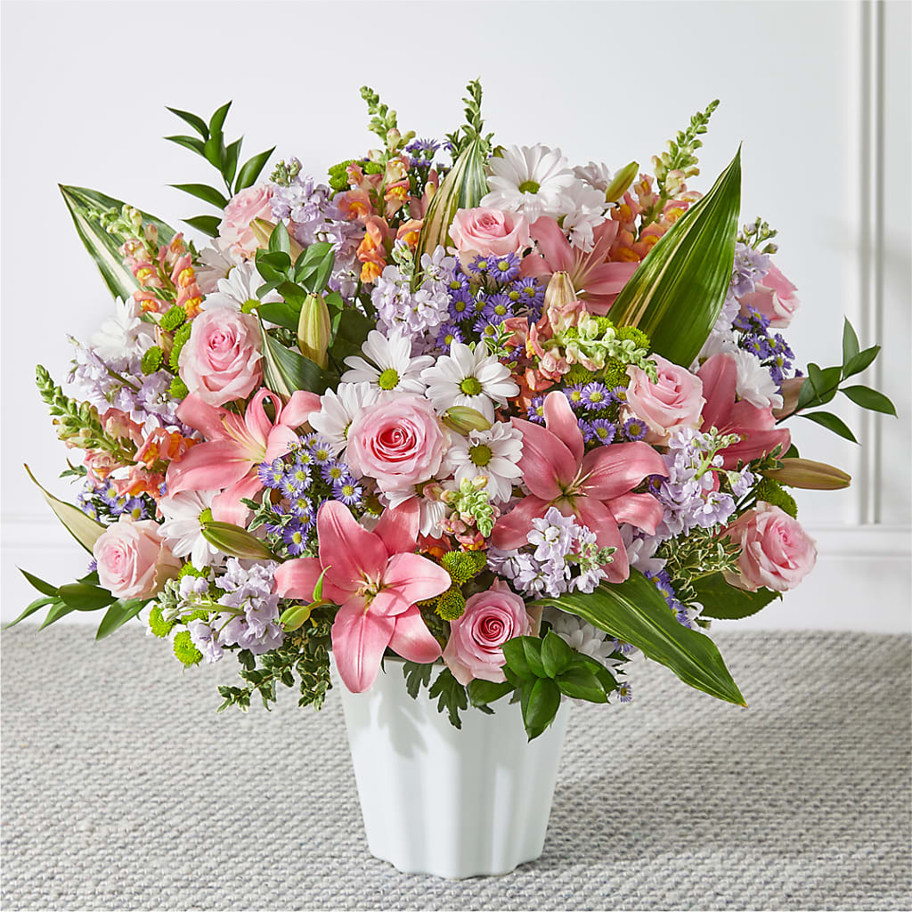 Abundant Compassion Floor Basket – Portage Florals, Portage PA