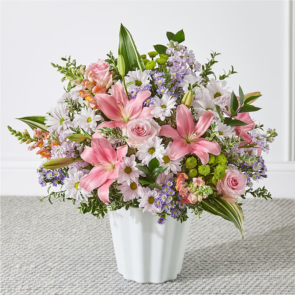 Abundant Compassion Floor Basket – Portage Florals, Portage PA