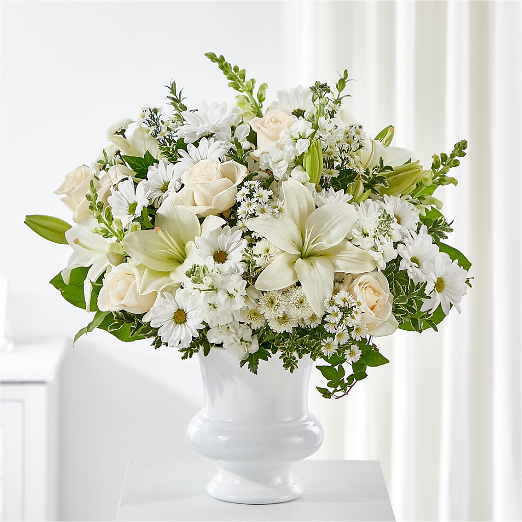 Uplifting Urn Arrangement – Portage Florals, Portage PA