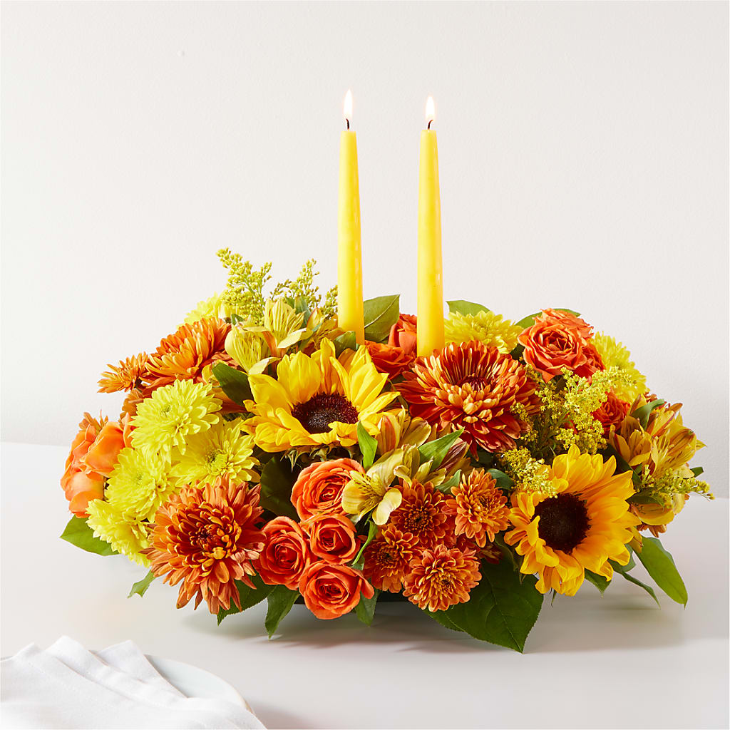 Autumn Harmony Centerpiece – Portage Florals, Portage PA
