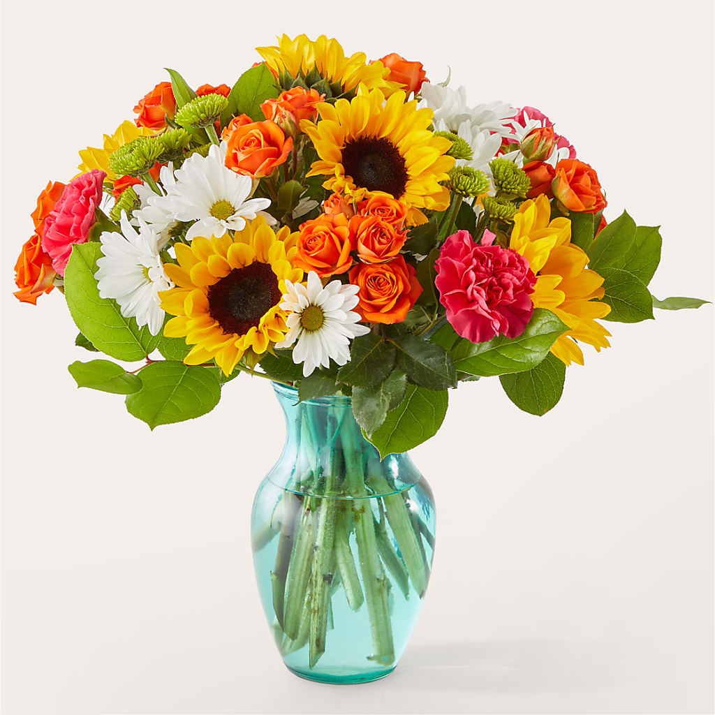 Sun-drenched Blooms Bouquet – Portage Florals, Portage PA
