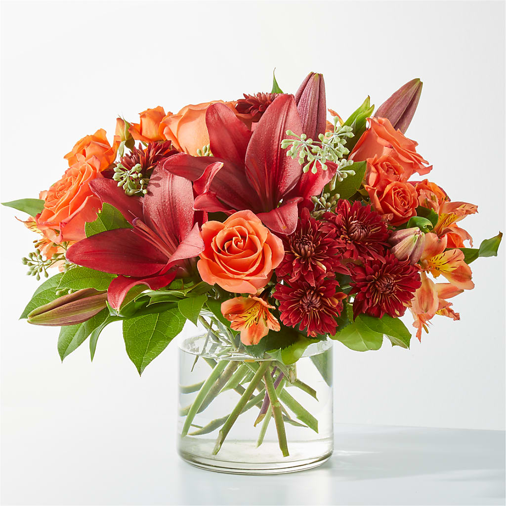 Crimson Leaves Bouquet – Portage Florals, Portage PA