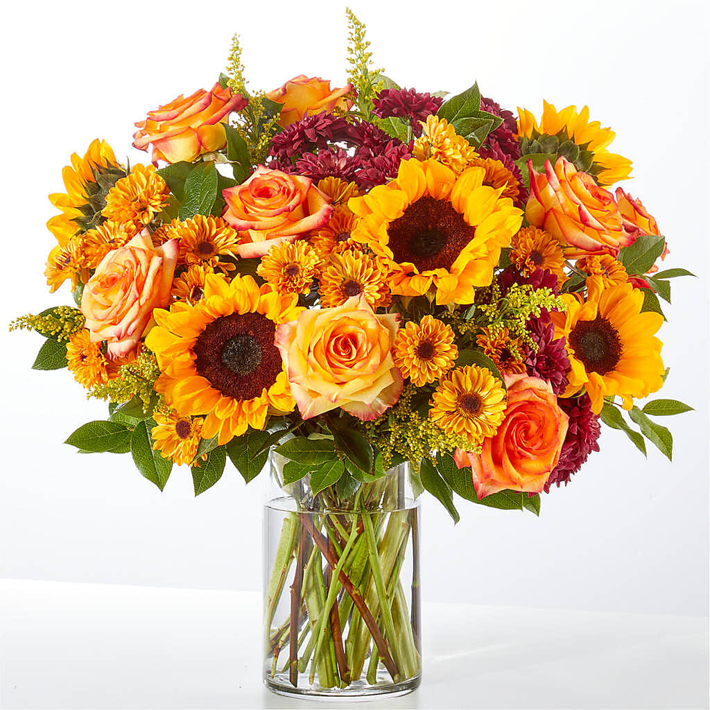 Flannel Scarf Bouquet – Portage Florals, Portage PA