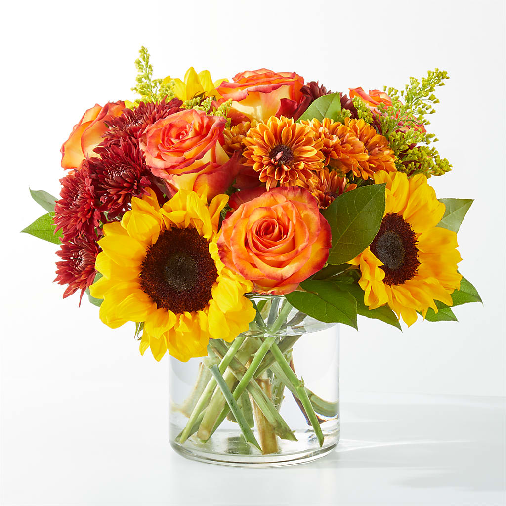 Flannel Scarf Bouquet – Portage Florals, Portage PA