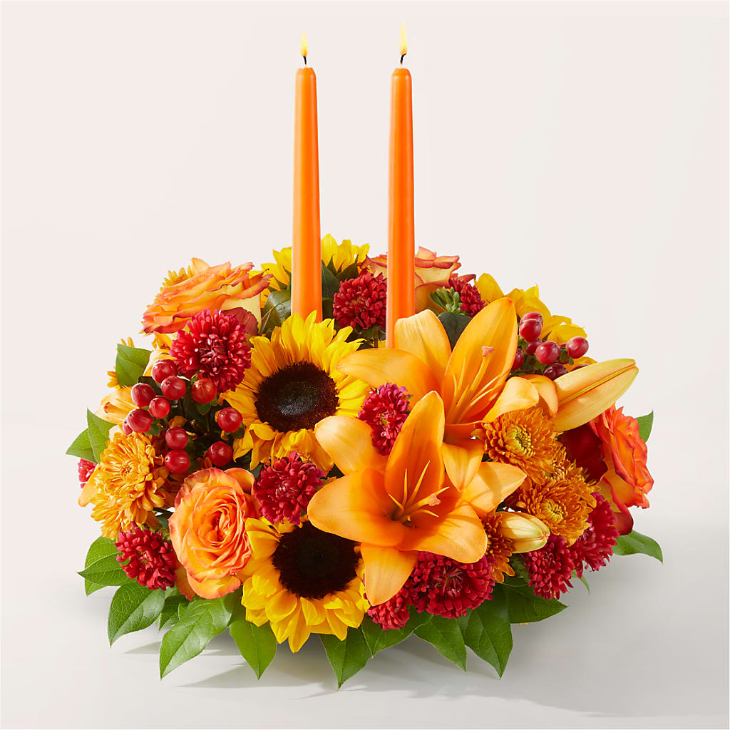 Grateful Centerpiece – Portage Florals, Portage PA