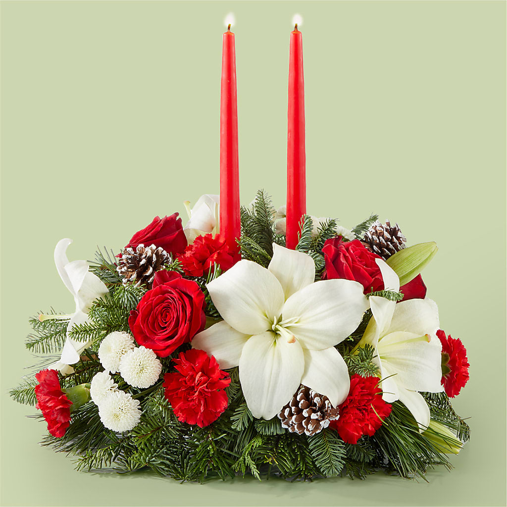 Seasonal Festivities Centerpiece – Portage Florals, Portage PA