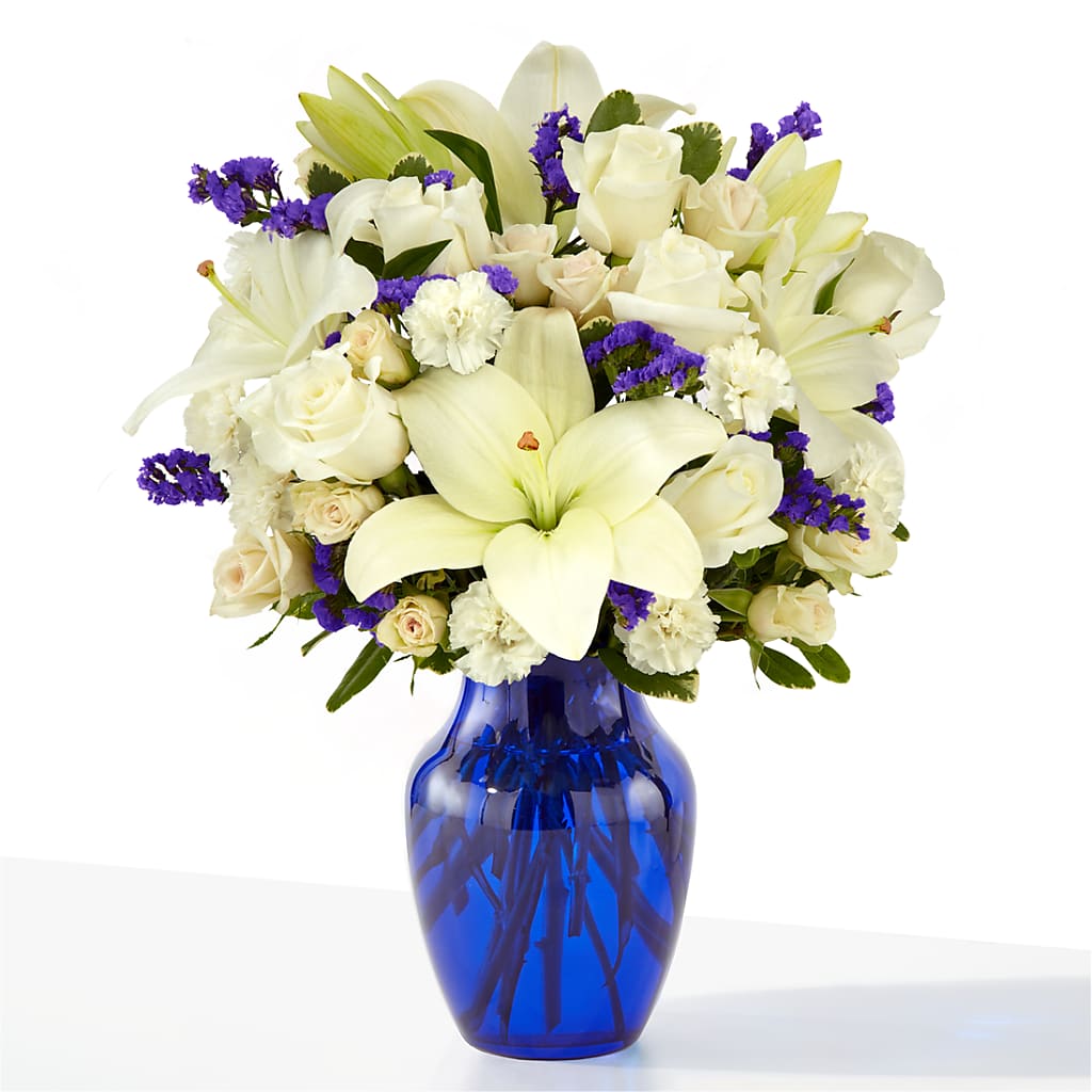 Sapphire Rush Bouquet – Portage Florals, Portage PA