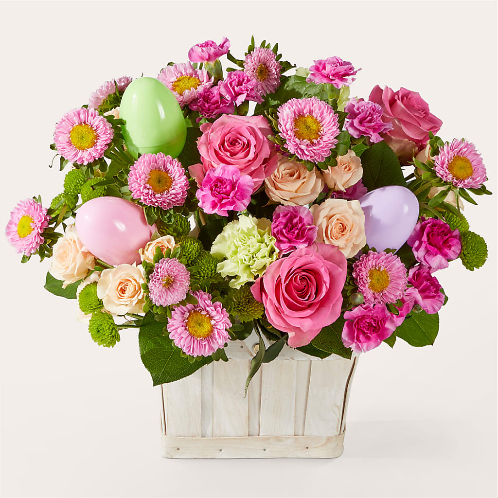 Get Eggcited Basket – Portage Florals, Portage PA