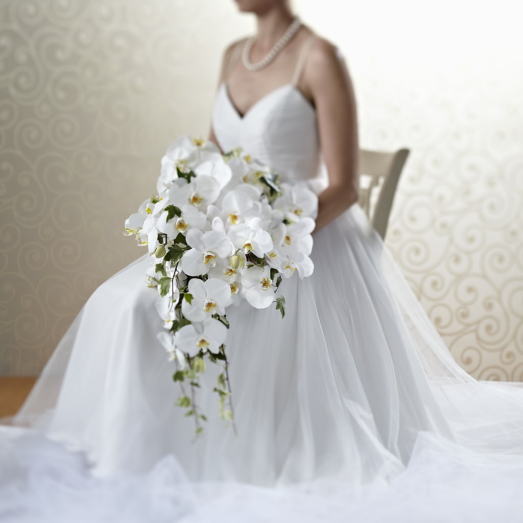 Classic White Bouquet – Portage Florals, Portage PA