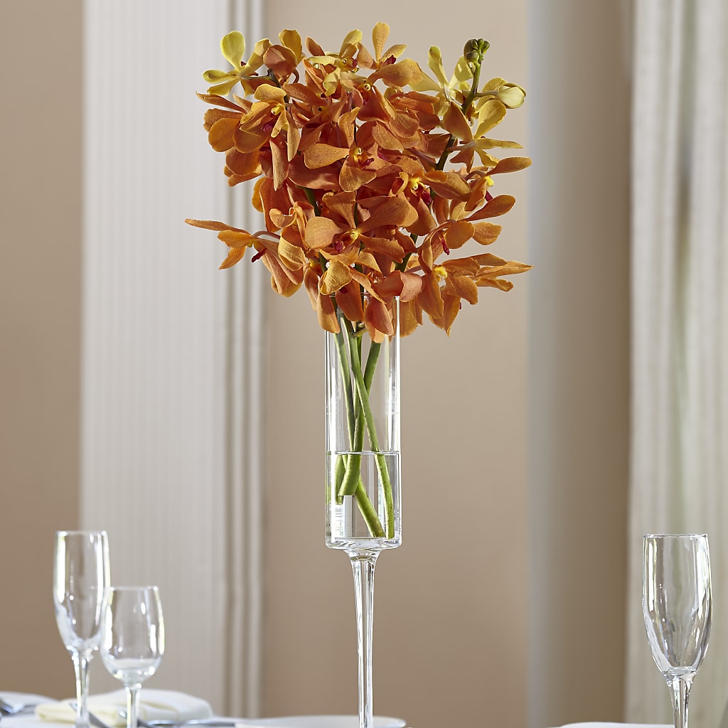 Orange Mokara Bouquet – Portage Florals, Portage PA