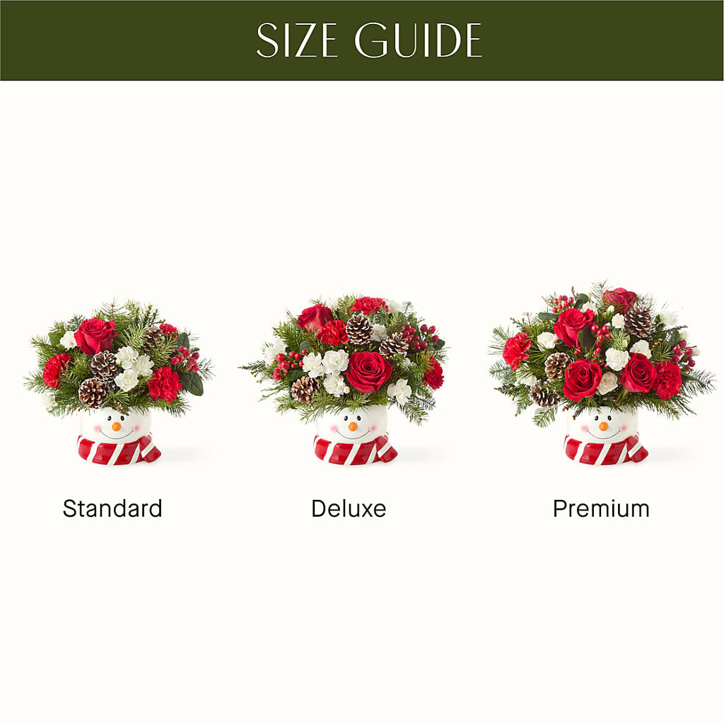 Jolly Snowman Bouquet –  Portage Florals, Portage PA