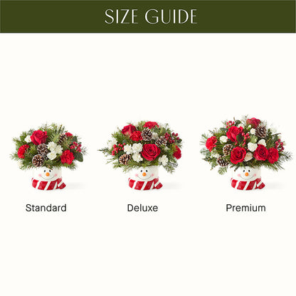 Jolly Snowman Bouquet –  Portage Florals, Portage PA