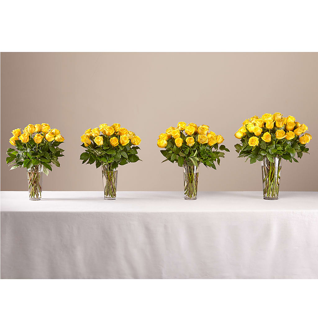Long Stem Yellow Rose Bouquet –  Portage Florals, Portage PA