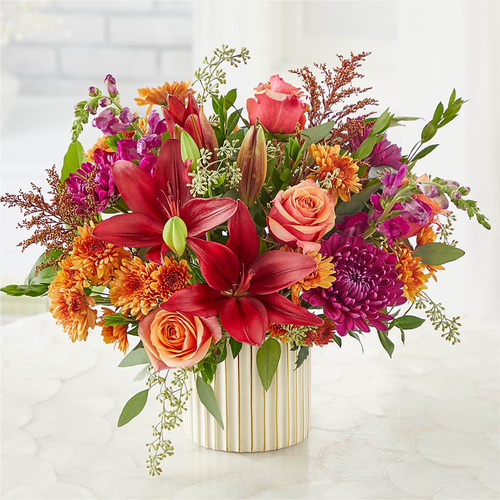 Burgundy Landscape Bouquet –  Portage Florals, Portage PA