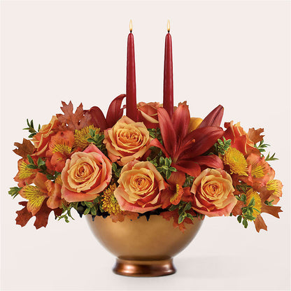 Harvest Table Centerpiece –  Portage Florals, Portage PA