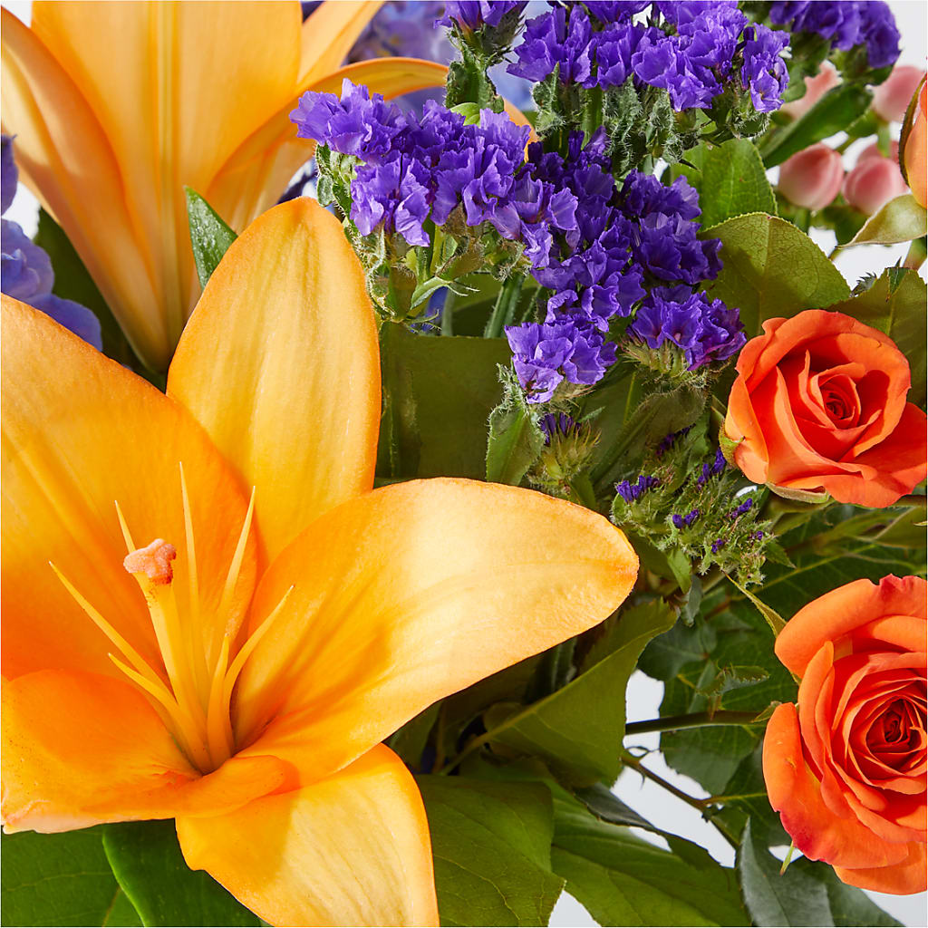 Radiant Citrus Bouquet –  Portage Florals, Portage PA